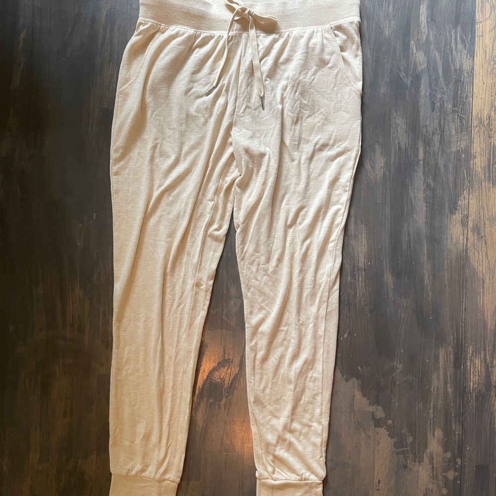 Koolaburra Cream Drawstring Pants